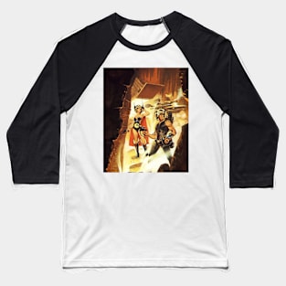 Futuristic Space Pilots Baseball T-Shirt